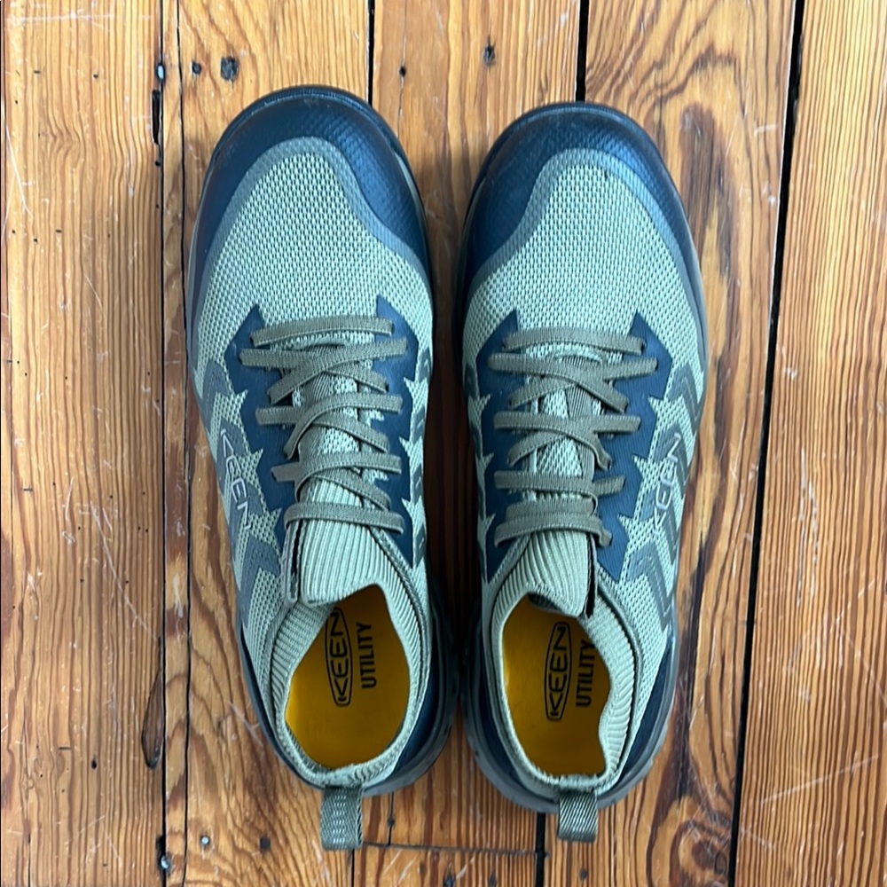 Keen Green and Black Athletic Shoes for Active Adventures